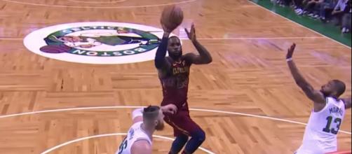 LeBron James and the Cavs try to grab first win of the Eastern Conference Finals at home on May 19. - [Image via NBA / YouTube screencap]