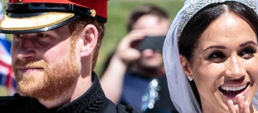 El príncipe Harry y Meghan Markle durante su boda