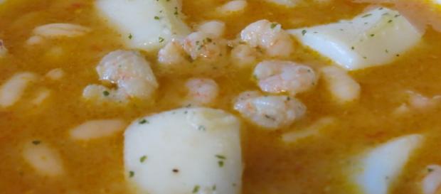 Alubias blancas con bacalao - Telemamá - telemama.es Alubias blancas con bacalao - Telemamá - telemama.es