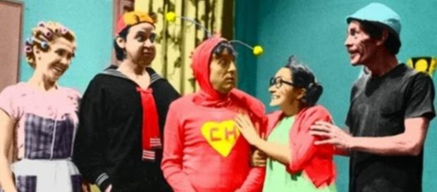 Chaves e Chapolin estão chegando em novas confusões. (foto reprodução). Chaves e Chapolin estão chegando em novas confusões. (foto reprodução).
