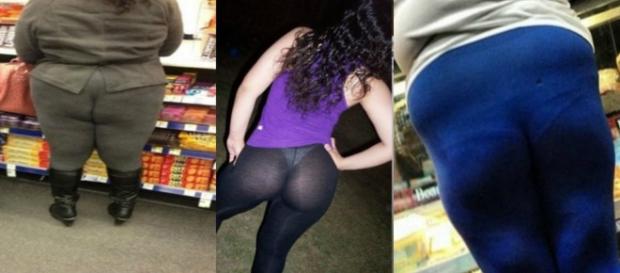 As mulheres precisam tomar cuidado ao escolher uma legging. (foto reprodução). As mulheres precisam tomar cuidado ao escolher uma legging. (foto reprodução).