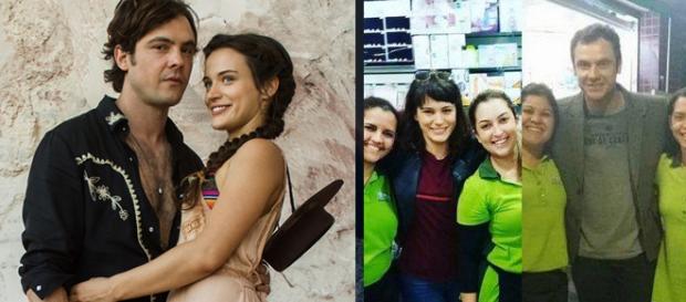 'Clara e Gael' levaram o relacionamento da novela para a vida real 'Clara e Gael' levaram o relacionamento da novela para a vida real