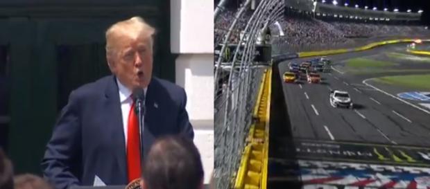 Donald Trump, NASCAR, via Twitter Donald Trump, NASCAR, via Twitter