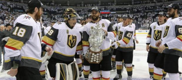 Los Vegas Golden Knights están a cuatro victorias de ganar la Stanley Cup. NHL.com. Los Vegas Golden Knights están a cuatro victorias de ganar la Stanley Cup. NHL.com.