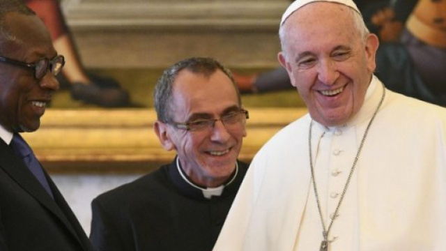 Le président du Bénin Patrice Talon a été reçu au Vatican par le Saint-Père vendredi 18 mai. (ANSA)