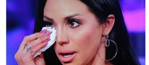 Scheana Marie cries on the 'Pump Rules' season six reunion. [Photo via Bravo/YouTube]