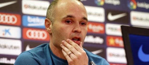 Andrés Iniesta anuncia su adiós del FC Barcelona. Andrés Iniesta anuncia su adiós del FC Barcelona.