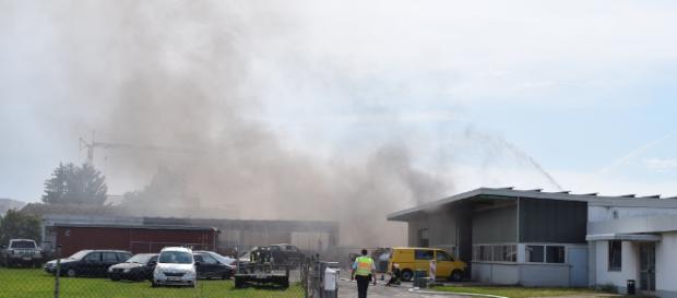 Eine Kraftstoffpumpe explodierte und löste den Großbrand aus. Foto: sinsheim.tv/Buchner Eine Kraftstoffpumpe explodierte und löste den Großbrand aus. Foto: sinsheim.tv/Buchner
