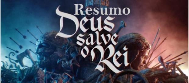 Resumo da novela 'Deus Salve o Rei'. (foto reprodução). Resumo da novela 'Deus Salve o Rei'. (foto reprodução).