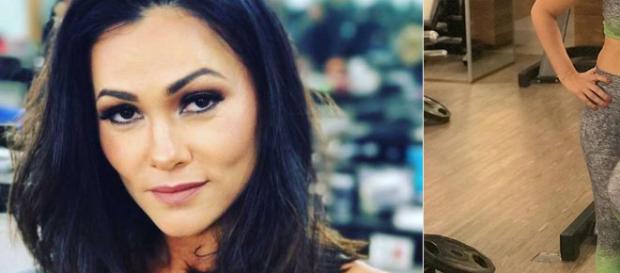 Tiazinha surpreende com beleza no Instagram. Tiazinha surpreende com beleza no Instagram.
