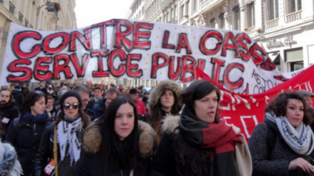 Grève : Les fonctionnaires dans la rue