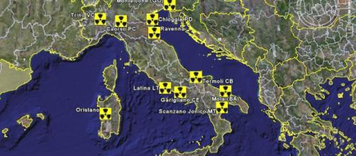 mappa centrali nucleari in Italia | Il simplicissimus - ilsimplicissimus2.com