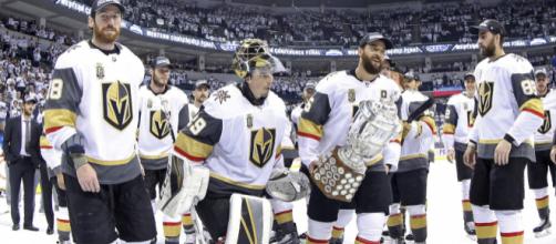 The Vegas Golden Knights are on the verge of history. [Image via USA Today Sports/YouTube]