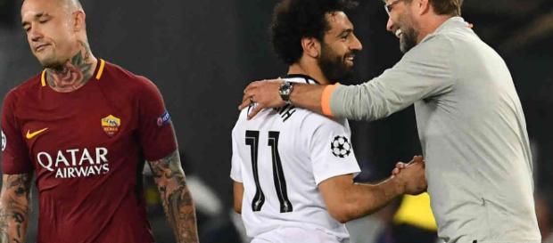 Un cambio entre Real Madrid y Liverpool luego de la final Un cambio entre Real Madrid y Liverpool luego de la final