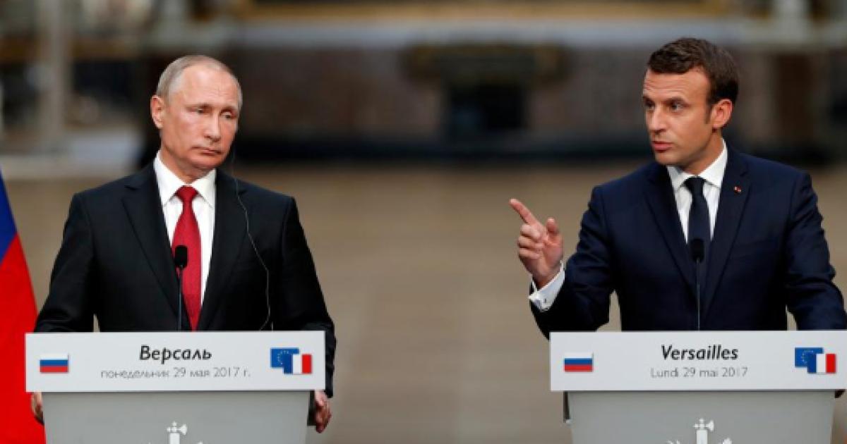 Macron Declare La Guerre A La Russie Emmanuel Macron: voyage présidentiel en Russie pour améliorer les