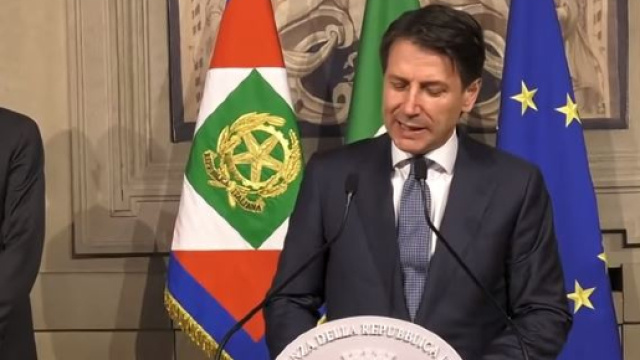 Il presidente del Consiglio incaricato Giuseppe Conte