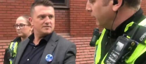UK police have arrested right-wing activist Tommy Robinson. Photo Credit: Facebook/Tommy Robinson