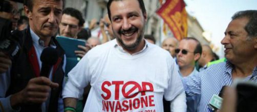 Matteo Salvini contro l'immigrazione incontrollata