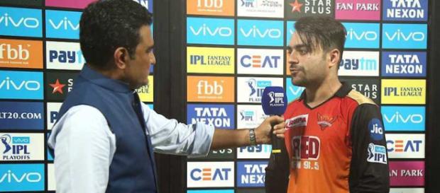 IPL 2018: Rashid Khan Dedicates Man Of The Match Award ...(Image IPL2018/Twitter) IPL 2018: Rashid Khan Dedicates Man Of The Match Award ...(Image IPL2018/Twitter)