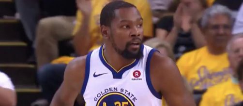 Kevin Durant and the Warriors will try to win Game 7 in Houston to advance to the NBA Finals. [Image via NBA/YouTube]