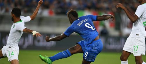 Mario Balotelli è tornato al gol in azzurro contro l'Arabia