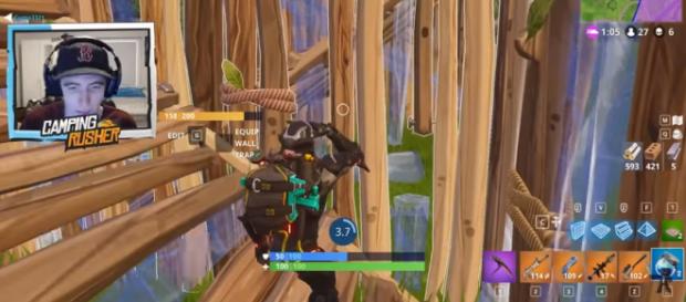 A screenshot from 'Fortnite' - YouTube/Camping Rusher - Fortnite A screenshot from 'Fortnite' - YouTube/Camping Rusher - Fortnite