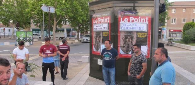 Des militants de l'AKP défendant le président Erdogan Des militants de l'AKP défendant le président Erdogan