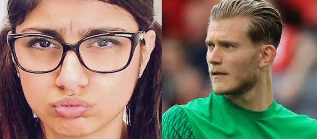 Karius e Mia Khalifa chamam atenção de seguidores. (foto reprodução). Karius e Mia Khalifa chamam atenção de seguidores. (foto reprodução).