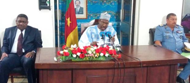 Le ministre de la communication Issa Tchiroma Bakary lors du point de presse du 28 Mai 2018 au Mincom (c) Élise Kenimbeni Le ministre de la communication Issa Tchiroma Bakary lors du point de presse du 28 Mai 2018 au Mincom (c) Élise Kenimbeni