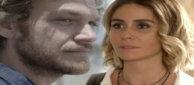 Luzia e Beto Falcão se reencontrarão (Foto: Divulgação TV Globo) Luzia e Beto Falcão se reencontrarão (Foto: Divulgação TV Globo)