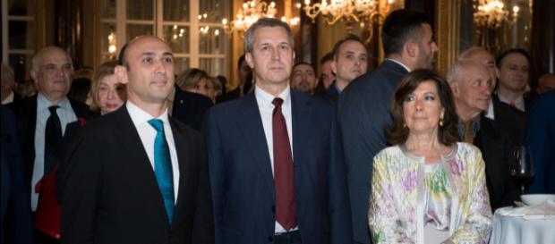 Roma - ricevimento centenario dell'Azerbaigian - - Mammad Ahmadzada - Benedetto della Vedova - Elisabetta Alberti Casellati Roma - ricevimento centenario dell'Azerbaigian - - Mammad Ahmadzada - Benedetto della Vedova - Elisabetta Alberti Casellati