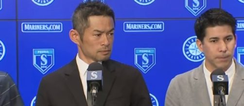 Ichiro Suzuki press conference. - [Seattle Mariners / YouTube screencap]