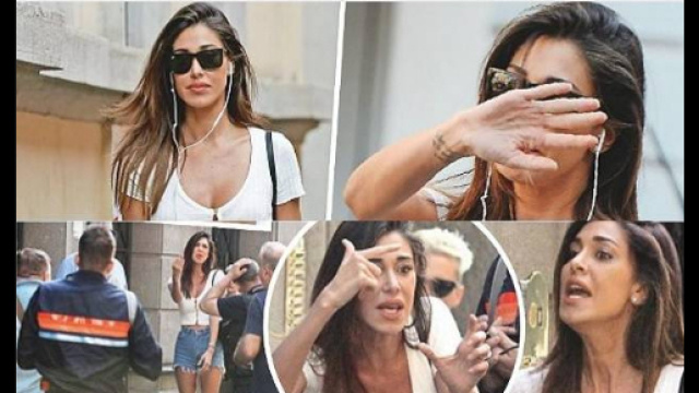 Belen Rodriguez contro i Paparazzi.