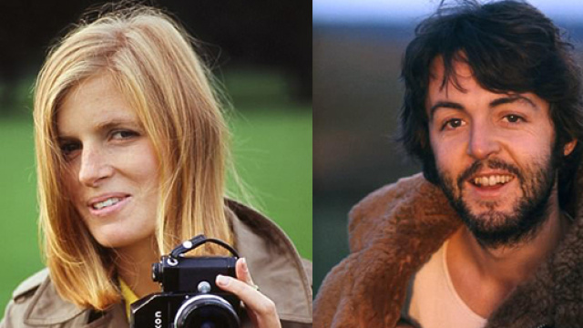Linda e Paul McCartney nel 1970