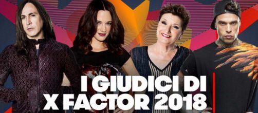 I quattro giudici di X Factor 2018