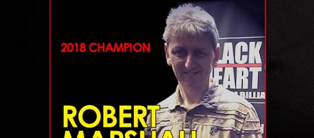Robert Marshall, an ex snooker pro made history in Stockport (photo courtesy of event creator Jason Lawrence Robert Marshall, an ex snooker pro made history in Stockport (photo courtesy of event creator Jason Lawrence