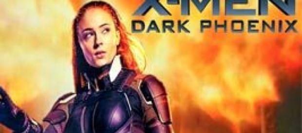 Póster de X-Men Dark Phoenix en llamas Póster de X-Men Dark Phoenix en llamas