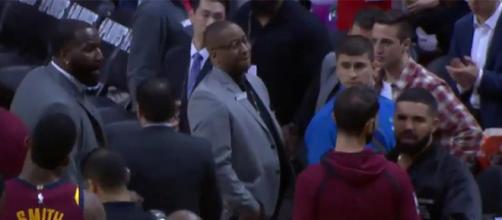 Drake and NBA Player Kendrick Perkins Get Into Heated Argument [Image via XXLmag/Youtube]