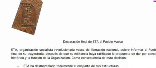 Declaración final de ETA al Pueblo Vasco