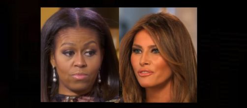 Michelle Obama may have verbally slapped Melania Trump. Photo: CNN/YouTube Screenshot