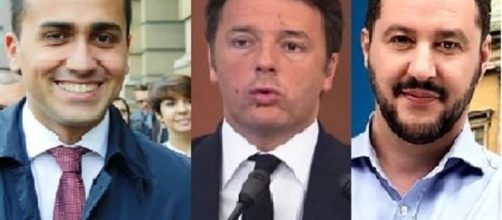 Renzi, Di Maio e Salvini (Foto di - bolognatoday.it)