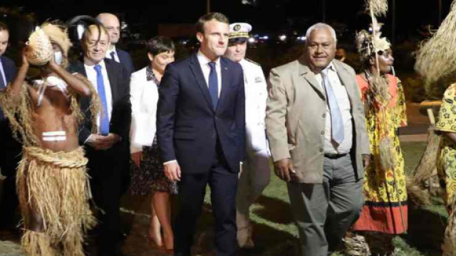Emmanuel Macron en visite officielle en Nouvelle-Calédonie
