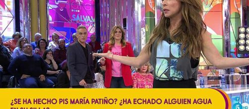 Sálvame: El misterio del agua en la silla de María Patiño.