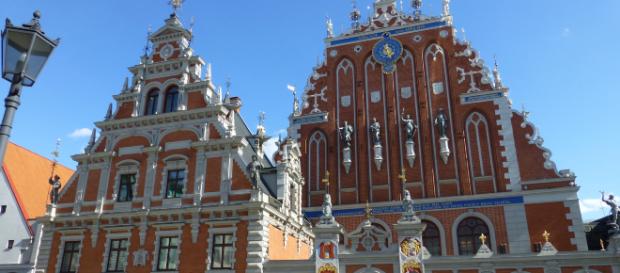 Casa dos Cabeças Negras em Riga Casa dos Cabeças Negras em Riga