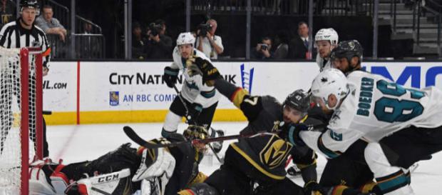 Los Sharks pudieron evitar la remontada de los Knights. NHL.com. Los Sharks pudieron evitar la remontada de los Knights. NHL.com.