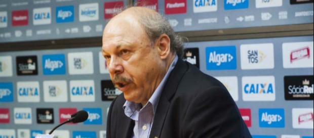 Presidente do Santos confirma busca por quatro reforço Presidente do Santos confirma busca por quatro reforço