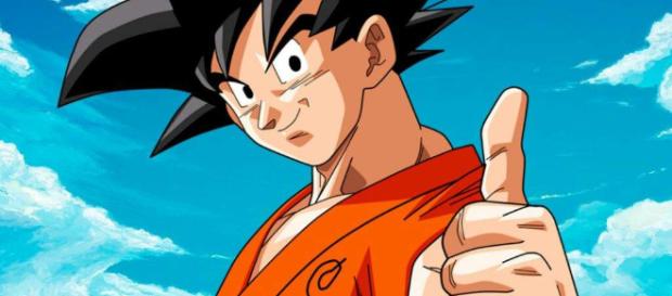 Nappa se mide ante el guerrero Son Goku Nappa se mide ante el guerrero Son Goku