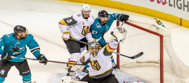 Vegas tuvo la suerte de los postes y de Marc-Andre Fleury. NHL.com. Vegas tuvo la suerte de los postes y de Marc-Andre Fleury. NHL.com.