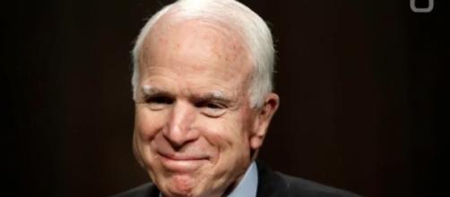 John McCain request Trump not to attend his funeral. [Image source: AtlantaJournal-Constitution/YouTube]