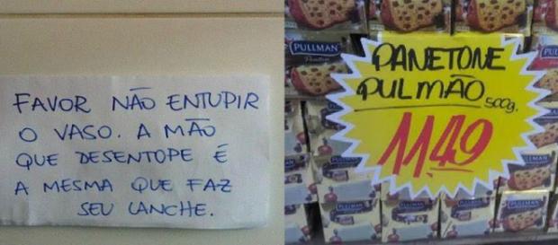 As placas mais loucas encontradas em estabelecimentos brasileiros. As placas mais loucas encontradas em estabelecimentos brasileiros.